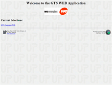 Tablet Screenshot of gts.we-energies.com